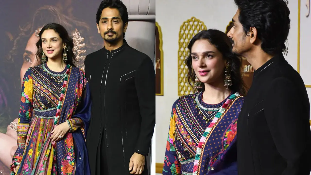 Aditi Rao Hydari and Fiance Siddharth Steal Limelight at 'Heeramandi' Premiere