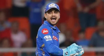 Mumbai Indians wicketkeeper Ishan Kishan reprimanded