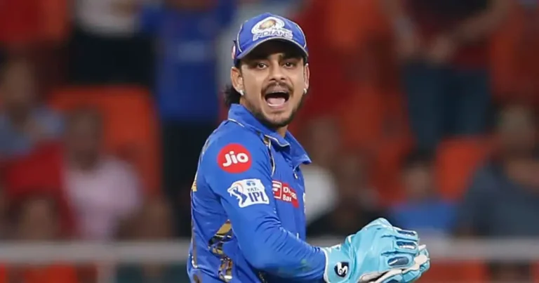 Mumbai Indians wicketkeeper Ishan Kishan reprimanded