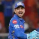 Mumbai Indians wicketkeeper Ishan Kishan reprimanded