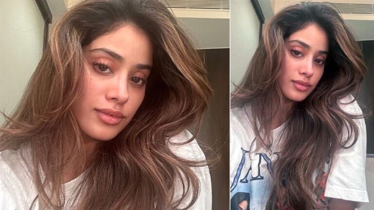 Janhvi Kapoor’s Hair Charm Wins Hearts in New Snap!