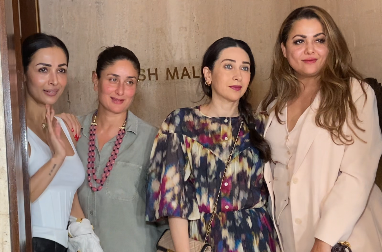 Kareena, Karisma, Malaika, Amrita ace fashion game at Manish Malhotra's dinner party