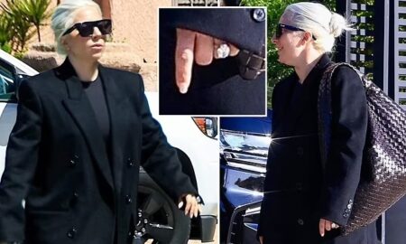 Lady Gaga spotted with diamond ring in her left hand, sparks rumours