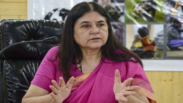 “I am happy to be in BJP,” says Maneka Gandhi