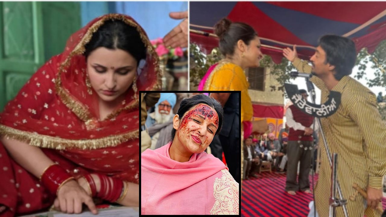 Parineeti Chopra's BTS Pics from 'Amar Singh Chamkila' Sets