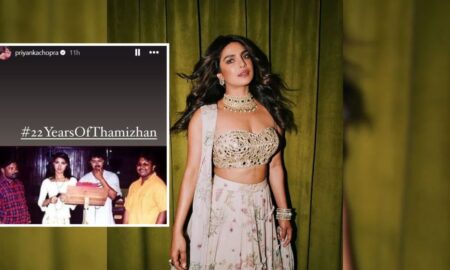 Priyanka Chopra Celebrates 22 Years of 'Thamizhan' with Throwback Pic