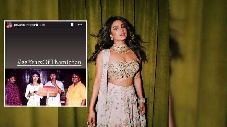 Priyanka Chopra Celebrates 22 Years of 'Thamizhan' with Throwback Pic