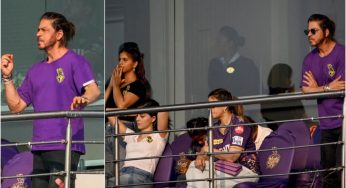 SRK, Suhana, AbRam Cheer for KKR in IPL Showdown