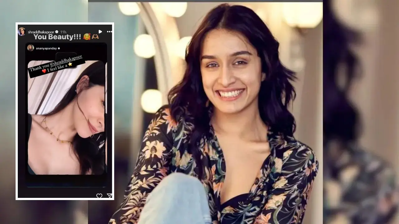 Ananya Panday Shines Bright with Shraddha Kapoor's Stellar Gift