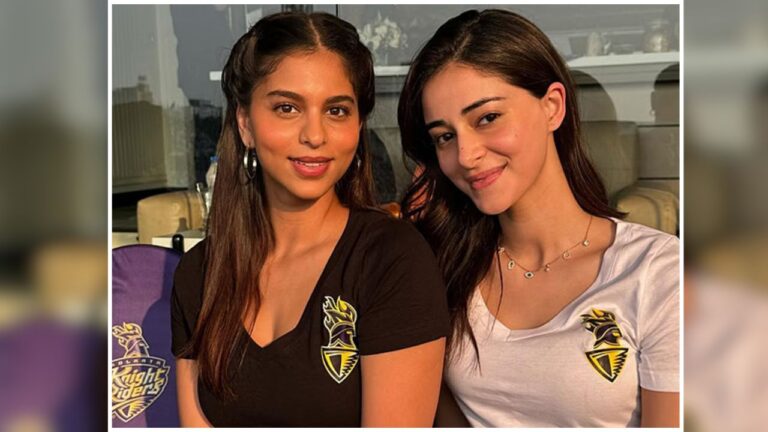 Suhana Khan drops happy pics with Ananya Panday