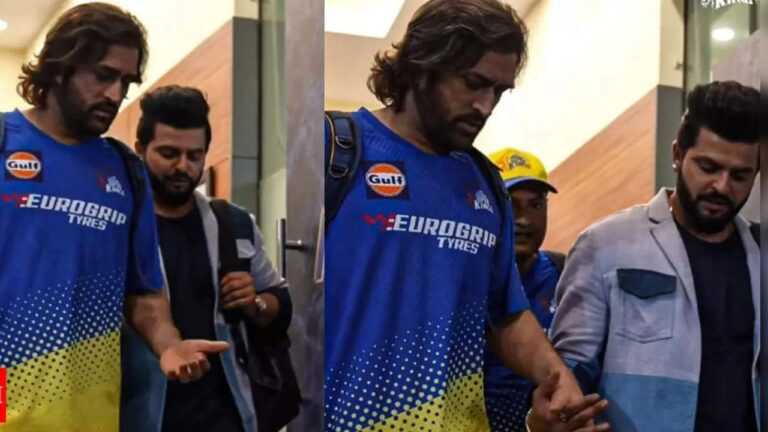 Heartwarming: Raina Helps Dhoni After CSK Triumph in IPL 2024