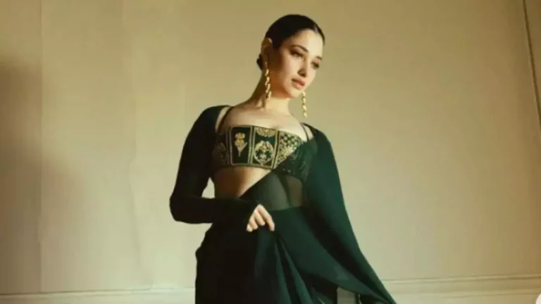 Tamannaah Bhatia stuns fans in gorgeous emerald green saree