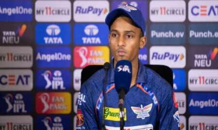 Lucknow Super Giants (LSG) middle-order batsman Ayush Badoni expressed his thoughts following the team's loss to Delhi Capitals (DC), citing that LSG fell short by 10-20 runs in the match. Badoni, who delivered a stellar performance with a fifty in the IPL 2024 clash, acknowledged the team's defeat against DC at the Bharat Ratna Shri Atal Bihari Vajpayee Ekana Cricket Stadium in Lucknow. Despite his impressive knock of 55 runs from 35 balls, including five boundaries and a maximum, Badoni lamented the team's inability to reach their desired target. Reflecting on his innings, Badoni shared insights into his approach, stating, "I aimed to stay at the crease till the end to ensure our team reached a competitive total. However, we fell short of our target by 10-20 runs." Acknowledging the DC bowlers' prowess, particularly Kuldeep Yadav's exceptional performance, Badoni emphasized the need for LSG to bridge the gap in runs to secure victories in future encounters. In a positive note, Badoni highlighted the unwavering support and motivation he receives from captain KL Rahul and coach Justin Langer, expressing gratitude for their belief in his abilities. Recapping the match, Delhi Capitals secured a historic victory with a six-wicket win, marking LSG's first failure to defend a target of more than 160 on their home turf in the Indian Premier League. Despite a valiant effort from Badoni and Arshad Khan, DC emerged victorious, propelled by standout performances from debutant Jake Fraser-McGurk and skipper Rishabh Pant. Kuldeep Yadav's exceptional bowling display earned him the Player of the Match award, highlighting DC's dominance in the encounter.