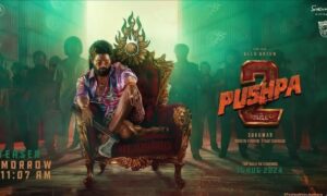 Allu Arjun Teases Fans with Intriguing Poster as 'Pushpa 2' Unveils First Single Release