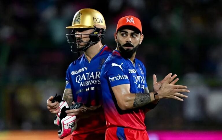 "With dew, batting got better...": RCB skipper Faf