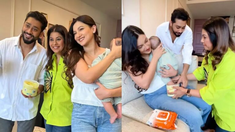 Gauahar Khan Delights Fans with Playful Moments Featuring Son Zehaan in Heartwarming Video