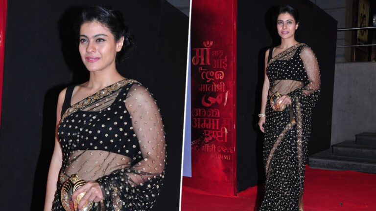 Kajol Stuns as a Fashionista in Latest Saree Snapshots