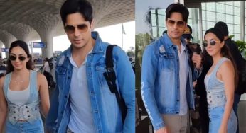 Kiara Advani and Sidharth Malhotra Twinning in Stylish Blue Ensemble