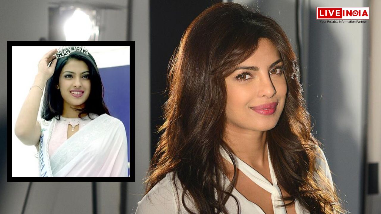 Priyanka Chopra delighted fans with a blast from the past, sharing a throwback picture from her beauty pageant days alongside a recent mirror selfie.