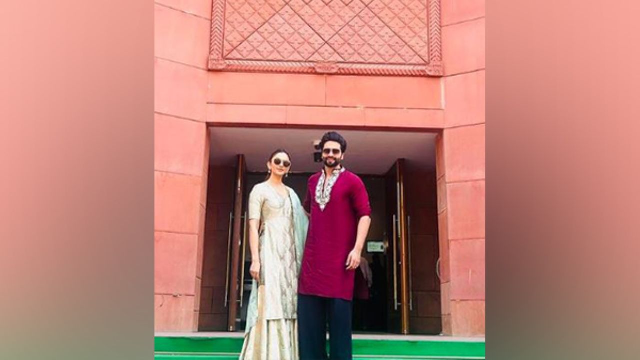Rakul Preet Singh and Jackky Bhagnani Explore India's New Parliament Building