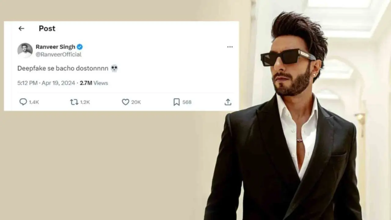 Mumbai Police Launches Probe into Ranveer Singh Deepfake Video