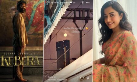 Rashmika Mandanna Offers Sneak Peek into 'Kubera' Sets