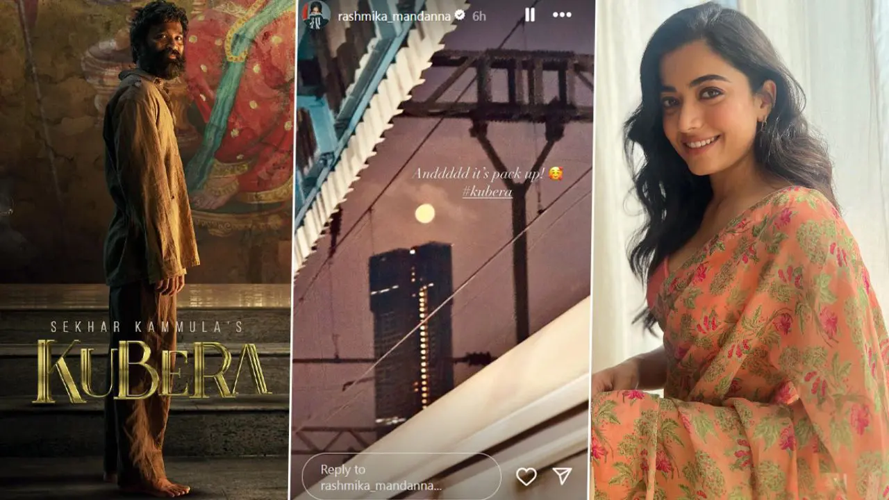 Rashmika Mandanna Offers Sneak Peek into 'Kubera' Sets