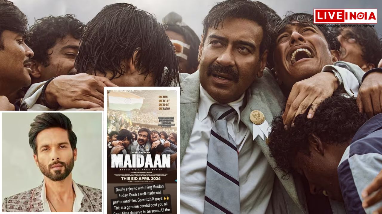 Shahid Kapoor Raves About Ajay Devgn's Maidaan: 'Good films deserve to be seen'