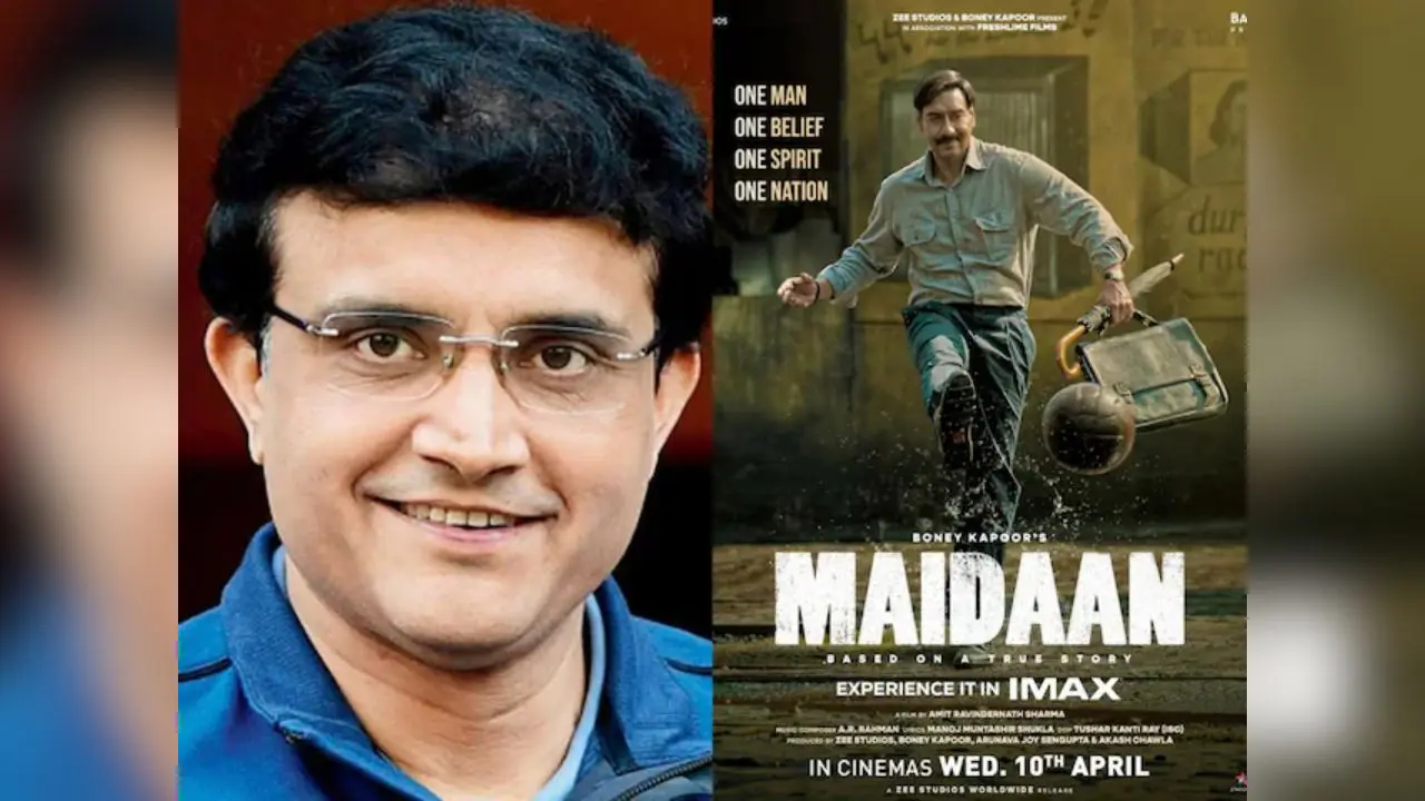 Sourav Ganguly Cheers for Ajay Devgn's 'Maidaan': A Must-Watch