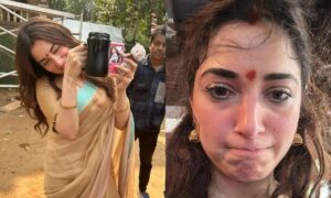 Tamannaah Bhatia Shares Spooky BTS Pics from 'Aranmanai 4' Set: A Challenging Yet Fun Experience