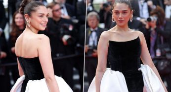 Aditi Rao Hydari Dazzles at Cannes 2024 in Monochrome Gown