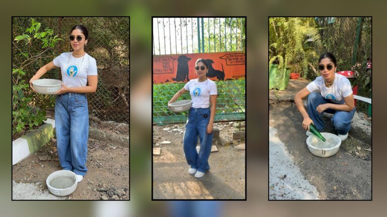Bhumi Pednekar’s Compassionate Mission: Installing Water Bowls to Aid Mumbai’s Stray Animals
