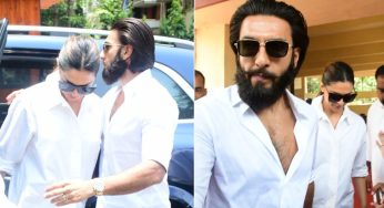 Deepika Padukone and Ranveer Singh Vote in Mumbai