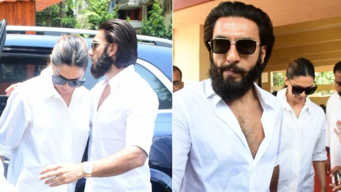 Deepika Padukone and Ranveer Singh Vote in Mumbai