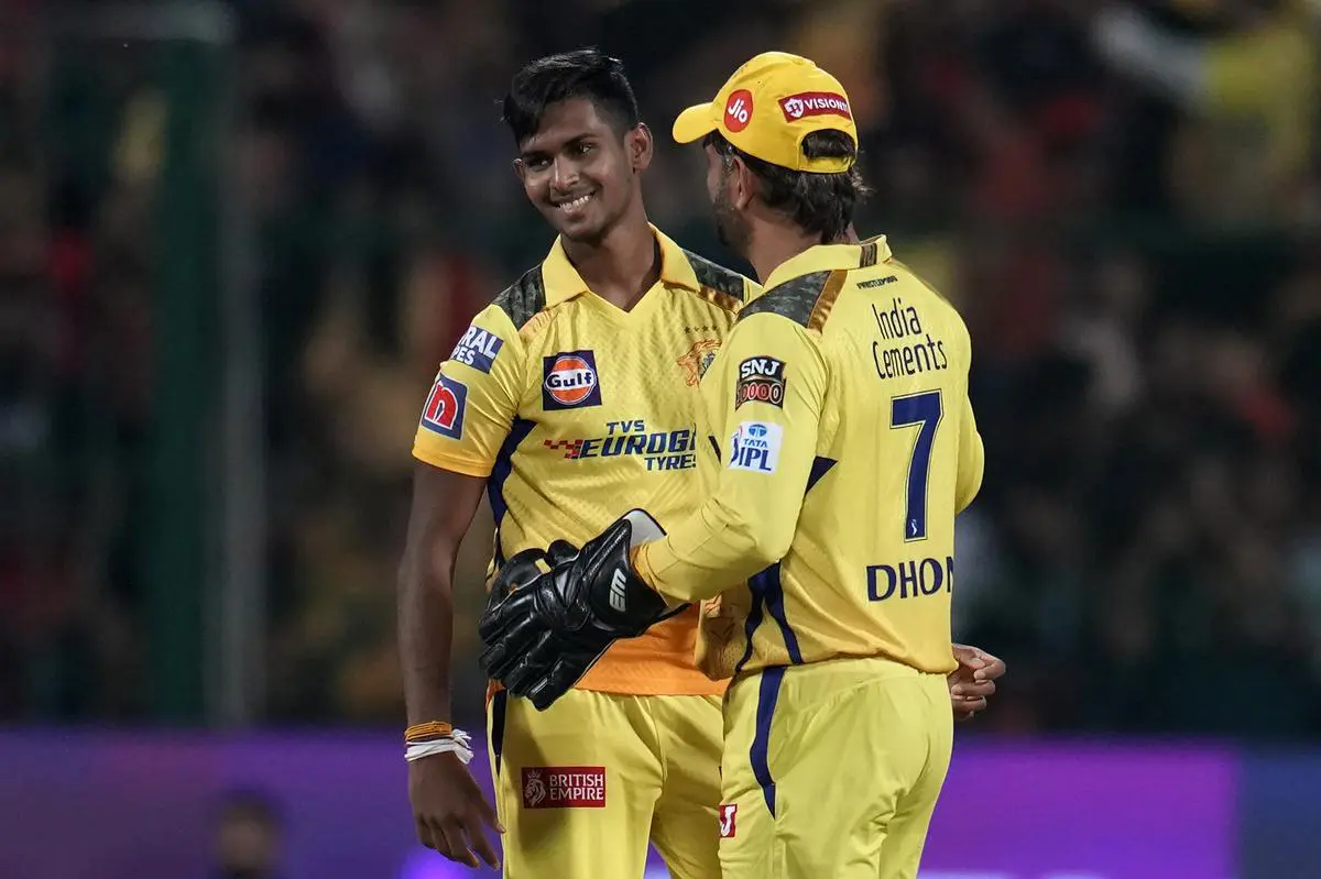 "Dhoni is playing father's role in my cricket life": Pathirana