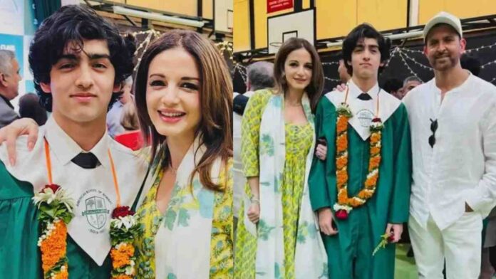 Hrithik Roshan and Sussanne Khan Attend Son Hrehaan's Graduation Ceremony