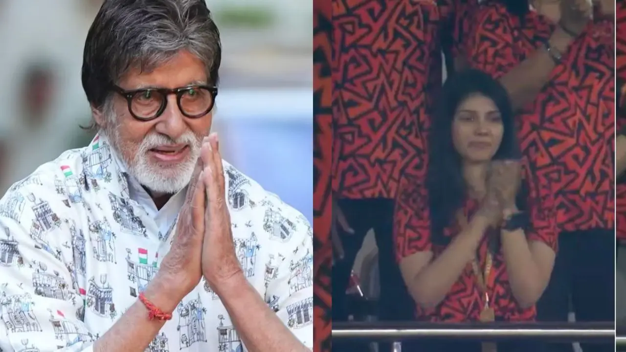 Amitabh Bachchan Sympathizes with SRH Owner Kavya Maran After IPL Loss to KKR
