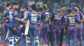  LSG succumb to KKR bowling attack, concede 98-run defeat