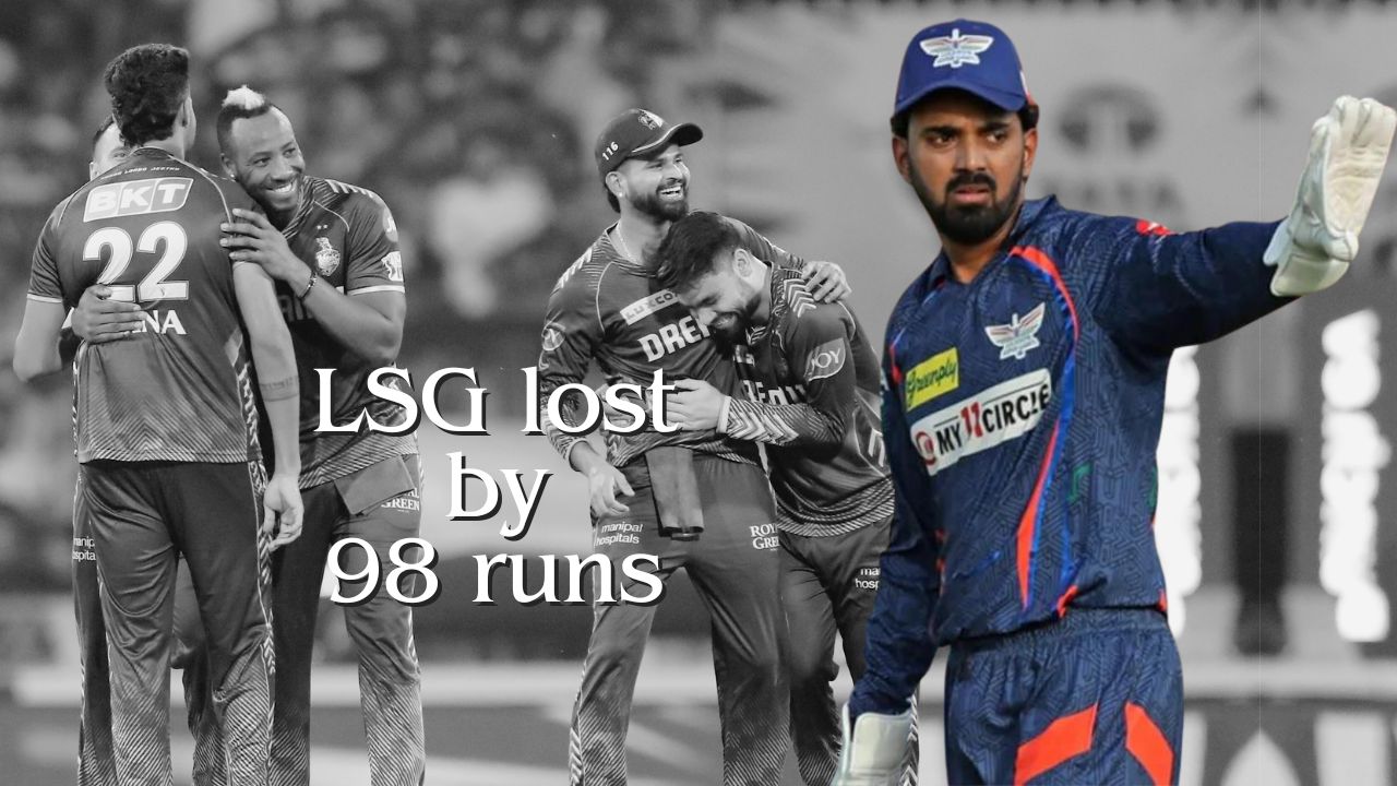 KL Rahul-led LSG concede biggest defeat margin by runs in IPL against KKR