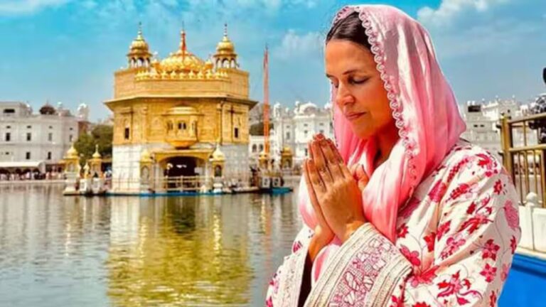 Neha Dhupia Visits Golden Temple for Blessings