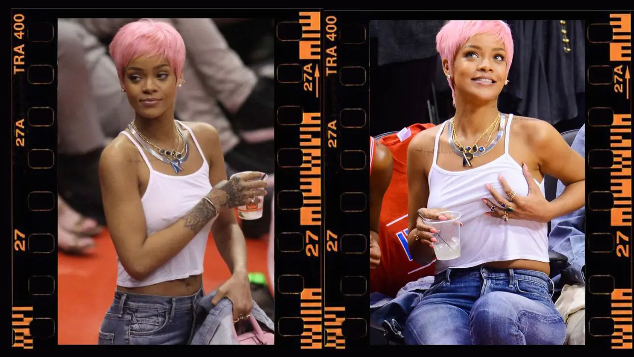 Rihanna debuts stunning pink hair ahead of Met Gala appearance