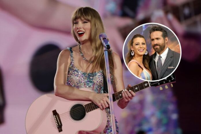 Ryan Reynolds Joins Blake Lively at Taylor Swift's Madrid Concert