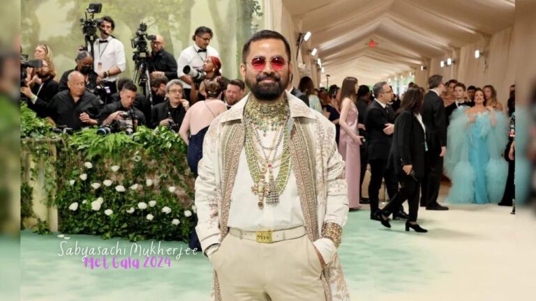 Sabyasachi Mukherjee Makes History as First Indian Designer at Met Gala