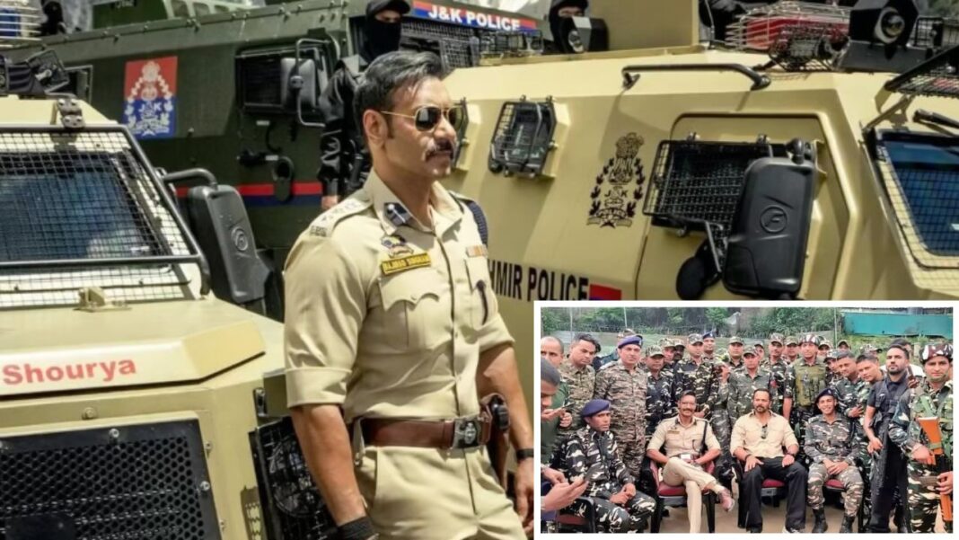 Rohit Shetty Wraps Up Kashmir Schedule for 'Singham Again', Shares Ajay Devgn's Pics
