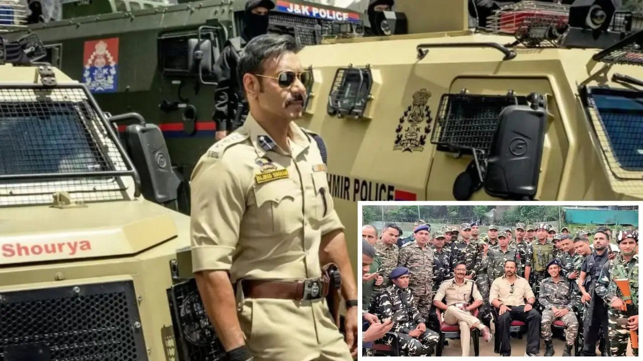 Rohit Shetty Wraps Up Kashmir Schedule for 'Singham Again', Shares Ajay Devgn's Pics