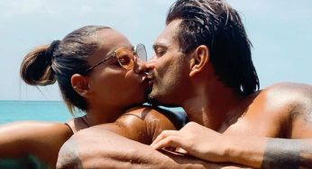 Bipasha Basu and Karan Singh Grover Enjoy Pool Time Together