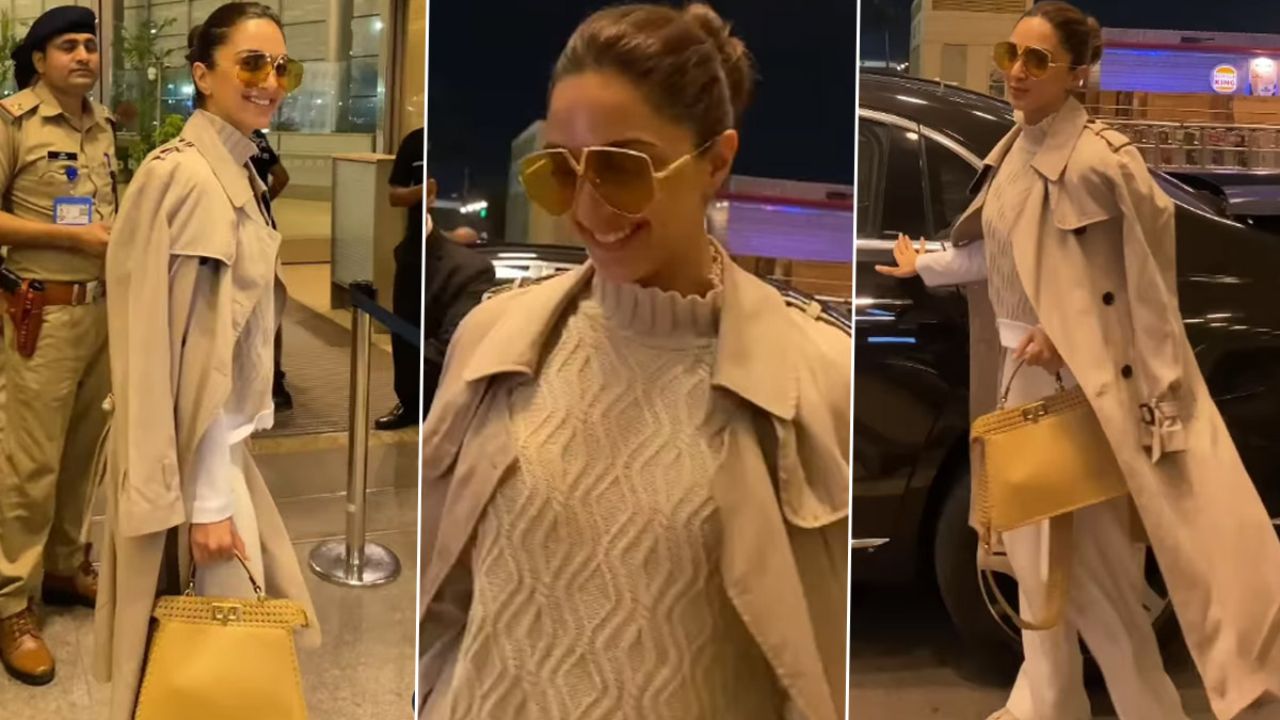 Kiara Advani Leaves for Cannes in Style