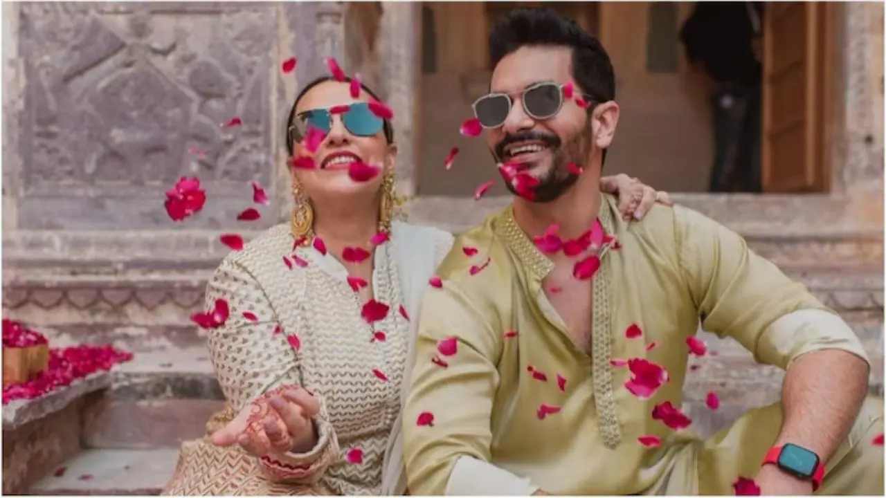Neha Dhupia Celebrates 6th Wedding Anniversary with Heartfelt Message for Angad Bedi