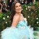 Lea Michele Glows in Blue, Flaunting Baby Bump at Met Gala 2024