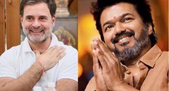 Vijay Congratulates Rahul Gandhi on Being Elected Leader of Opposition